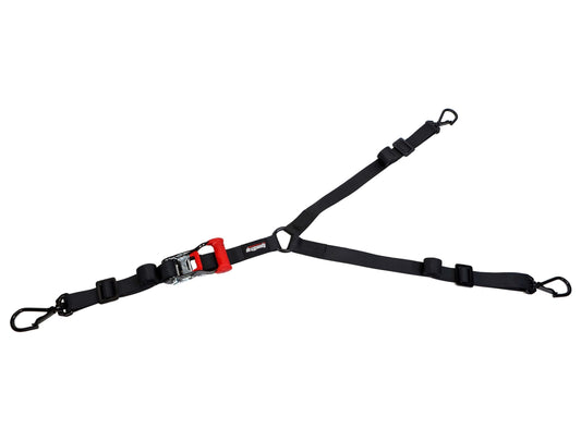 Speedstrap 1.5" 3-point tire tie down with swivel hooks