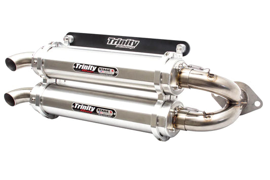 Trinity Racing Stage 5 Slip On Exhaust System For Polaris RZR XP1000