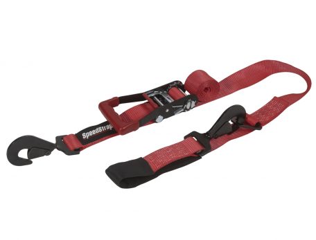 Speedstrap 2"x10 Ratchet Tie Down w/Twisted Snap Hooks & Axel Strap Combo