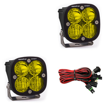 Baja Designs Squadron Sport Black LED Auxiliary Light Pod Pair