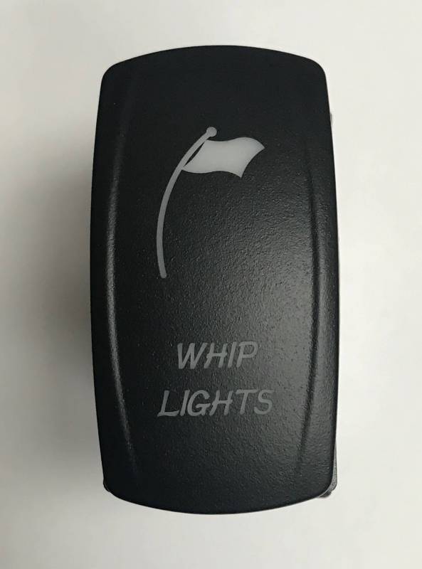 Falcon Laser-Etched Dual LED Whip Light Switch