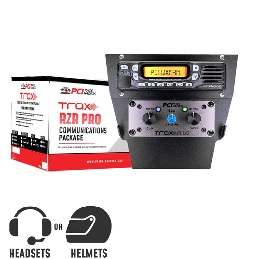 PCI Race Radios RZR PRO TRAX Stereo Complete Communications Package