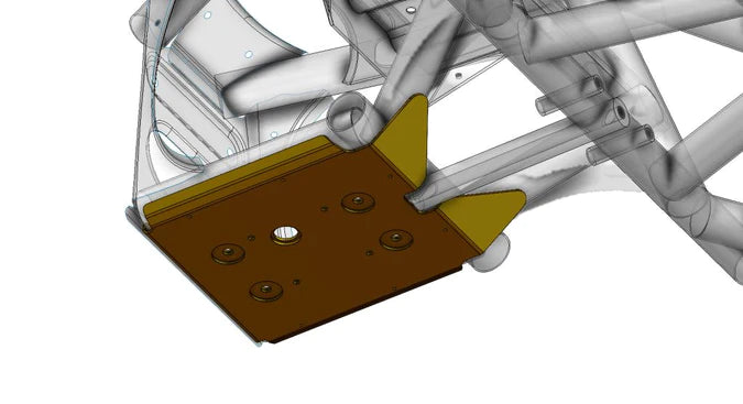 CT Race Worx - Maverick X3 Chromoly Front Diff Tray