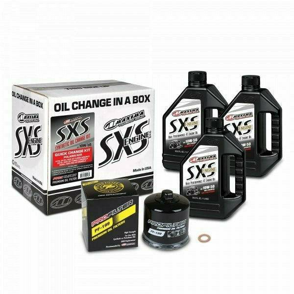 Maxima Polaris XP Pro & 2019+Turbo Full Synthetic Engine Oil Change Kit