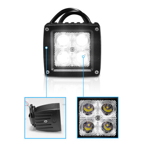 Falcon 20w Driving/Spot Combo LED Light Pair